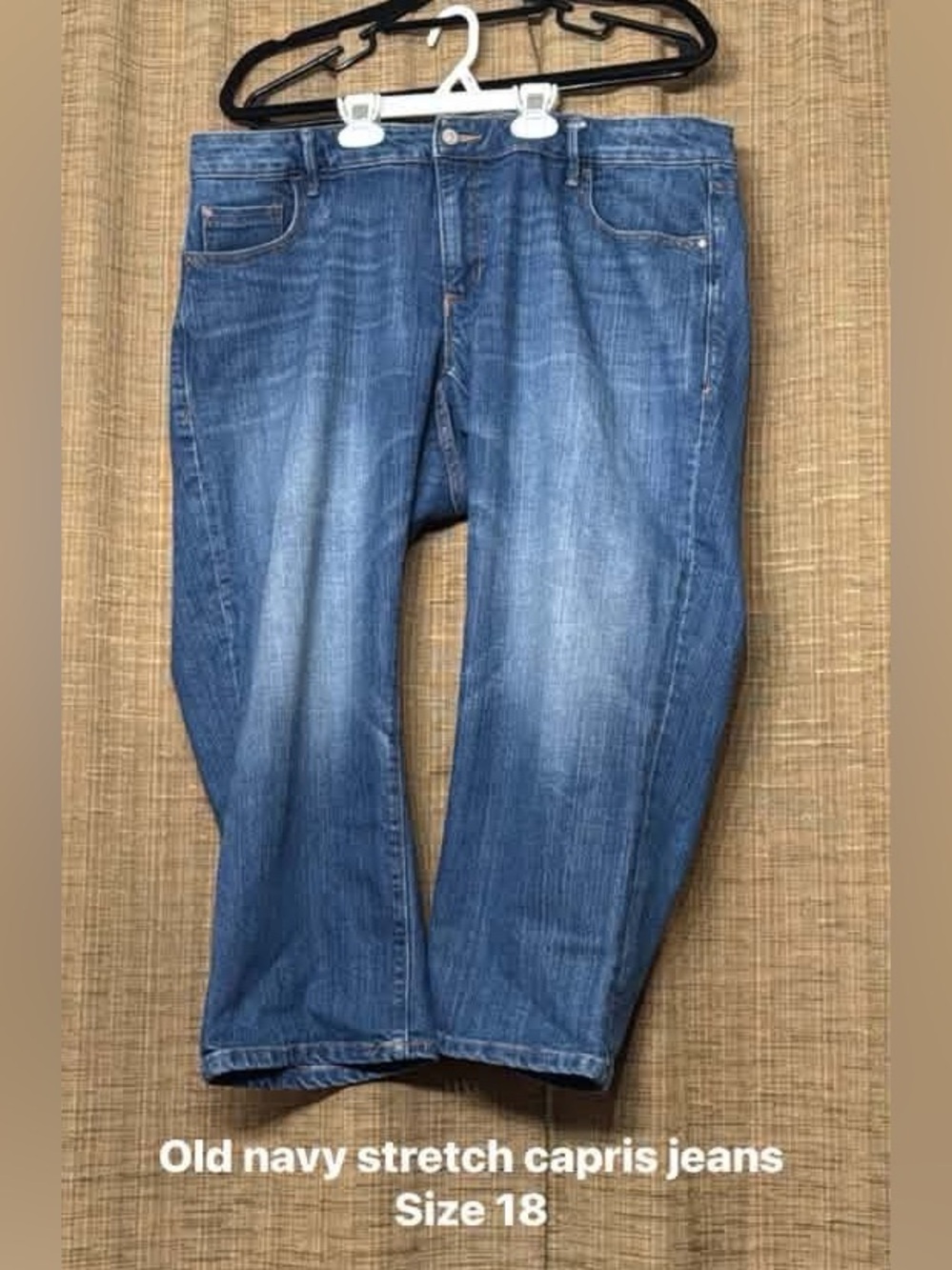 Old Navy Men's Relaxed Crop Jeans - Medium Blue Wash